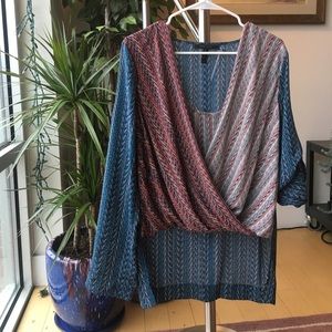 BCBGMaxAzria Bohemian Blouse